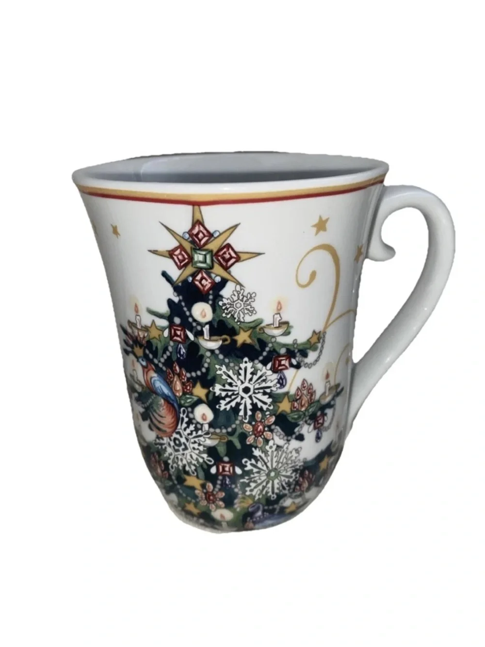 Williams Sonoma Twas The Night Before Christmas Porcelain Coffee Tea Cup Mug